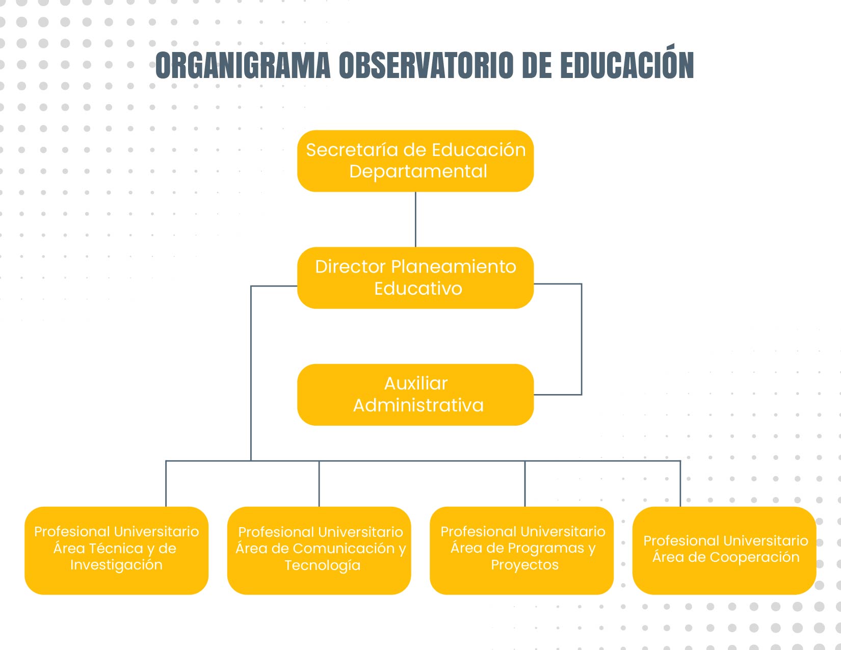 Organigrama Observatorio de Educación